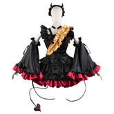 UTAU Kasane Teto Cosplay Costume - Anime Vampire Demon Dress for Halloween - Halloweez